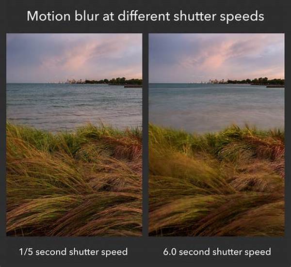 Motion Blur Using Shutter Speed Adjustments