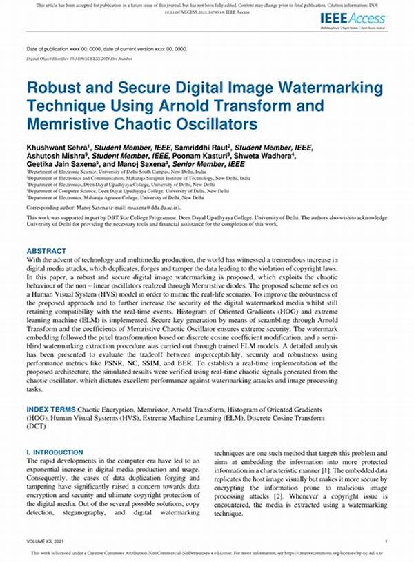 Secure Image Watermarking Solutions