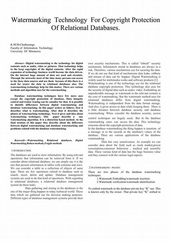 Watermarking Methods For Copyright Protection